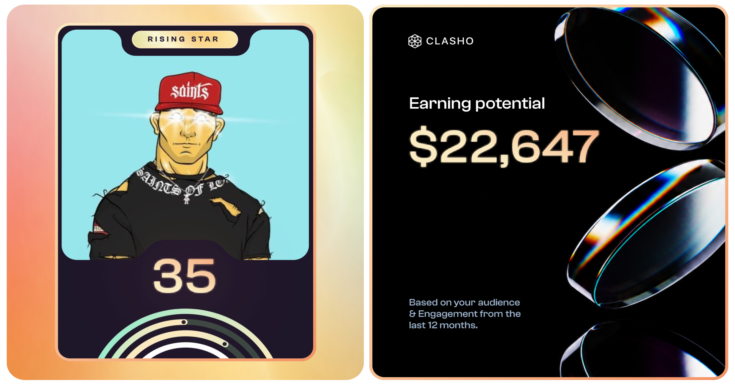 @nftbotx Clasho scorecard — 35 — RISING STAR